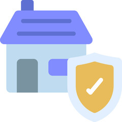 home insurance illustration on a white background 