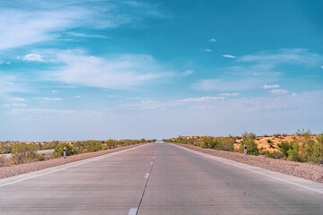 A road with no cars on it