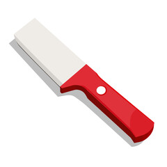 Minimal box cutter icon sheet on white background  -  