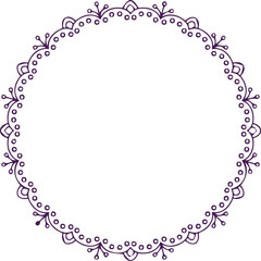 Beautiful flower art and mandala vector design