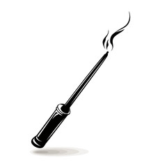 Obraz premium Simple welding torch icon sheet on white background - 