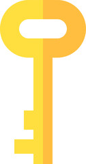 key illustration on a white background 