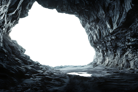 Cavern,isolated on white background PNG