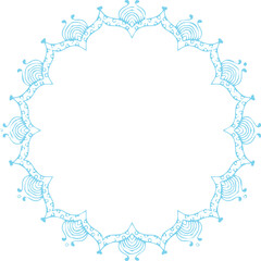 Beautiful flower art and mandala vector design