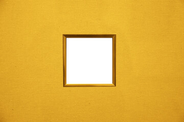 yellow golden picture frame. Decorative vintage frame and border, Gold photo with corner line floral for picture mockup template design decoration on pattern style. border blank pattern Empty framing