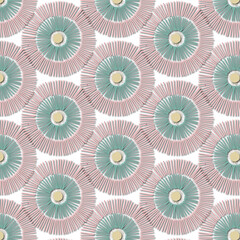 Motif ethnic handmade beautiful Ikat art. Ikat ethnic tribal, boho colors wallpaper. Ethnic Ikat abstract background art. Illustration for greeting cards, printing and other design project.