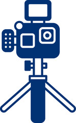 Video camera icon vector illustration