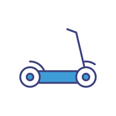 Scooter Electric icon vector stock illustration
