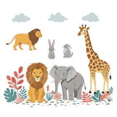 Naklejka premium Celebrating Life in All Forms: Honoring Biological Diversity Around the World