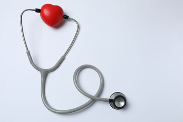 diagnostics stethoscope on a white background