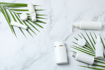 Green leaves cosmetic set