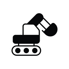 Crane icon vector stock illustration