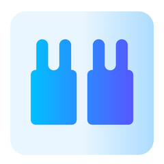 Obraz premium underwear gradient icon