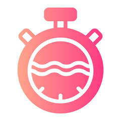 stopwatch gradient icon