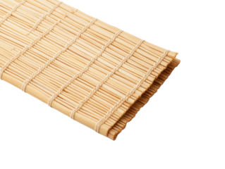 Bamboo mat for traditional Japanese setting in home decor, cut out