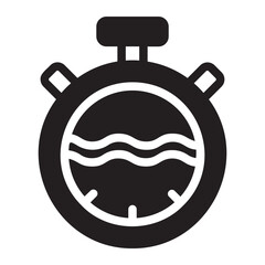 stopwatch glyph icon