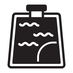 swimming pool glyph icon