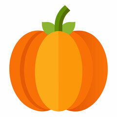 Pumpkin icon on white background
