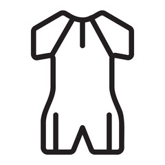 Swimsuit  line icon