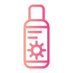 sunscreen gradient icon
