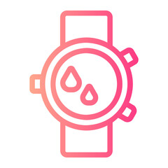 smart watch gradient icon