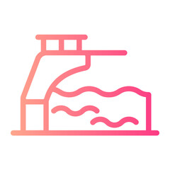 Springboard gradient icon