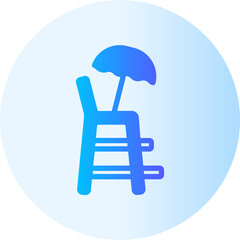 Lifeguard  gradient icon