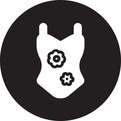 Swimsuit  glyph icon