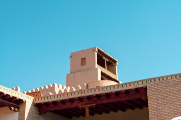 A building with a roof and a window