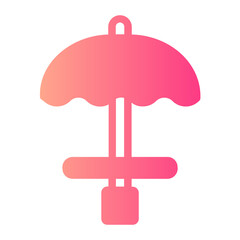 Umbrella  gradient icon