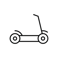 Scooter Electric icon vector stock illustration