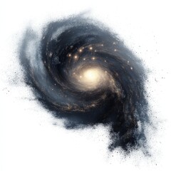 Fototapeta premium Stunning Spiral Galaxy Image Perfect for Science Backgrounds Space Exploration and Astronomy Projects
