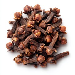 Fototapeta premium Aromatic Cloves Spice Dried Cloves for Cooking and Baking A Heap of Brown Cloves