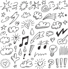 Hand-Drawn Doodle Icons.eps