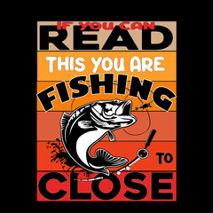 Fishing T shirt design 