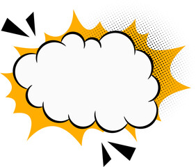 Comic Cloud Explosion