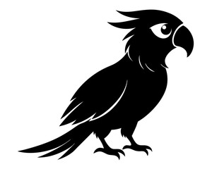 Parrot Bird Vector Design – Tropical Parrot SVG File