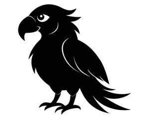 Fototapeta premium Parrot Bird Vector Design – Tropical Parrot SVG File