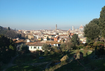 Obraz premium vista panoramica de florença, italia