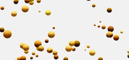 Abstract background with golden bubbles. Perfect for presentations, websites, and more.