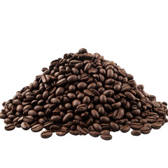 Obraz premium Elegant presentation of aromatic roasted coffee beans against a dark backdrop
