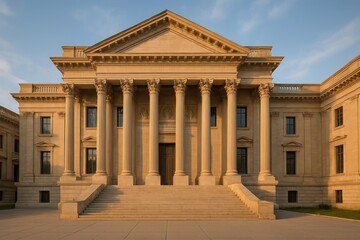 Obraz premium Historic neoclassical government building