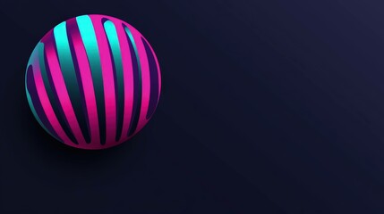 Abstract colorful blurred sphere background design