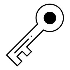 Security Key dualtone icon
