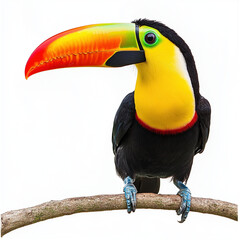 Fototapeta premium toucan on a white background