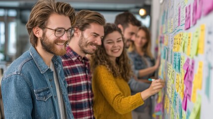 A corporate team brainstorming strategies for improving customer retention in B2B markets, focusing on loyalty programs, personalized outreach, and value-added services