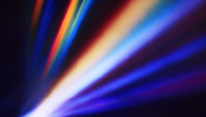  vivid light beam abstract with prism effect and dark gradient background for digital art, branding, web design, posters, and modern visual content