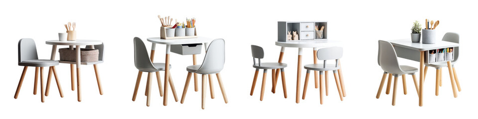 Modern minimalist home or office furniture arrangement
