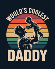 Father's Day T-shirt Design, Hoodie, cap, and cup, Typography T-Shirt Design