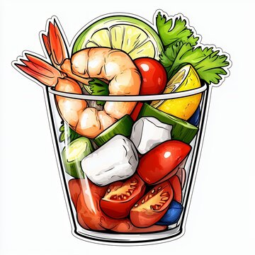 Shrimp clip art preview